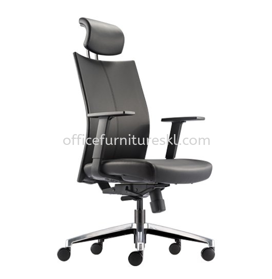 MESH ll EXECUTIVE HIGH BACK LEATHER OFFICE CHAIR - office chair direct from factory | executive office chair balakong | executive office chair the mines | executive office chair the LINC kl