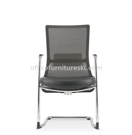 ROYSES VISITOR ERGONOMIC MESH OFFICE CHAIR WITH ARM AND CHROME CANTILEVER BASE -ergonomic mesh office chair taman sea | ergonomic mesh office chair the linc kl | ergonomic mesh office chair promotion 