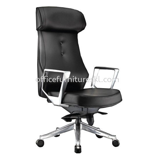 BEGONIA DIRECTOR HIGH BACK LEATHER OFFICE CHAIR-director office chair pj old town | director office chair pj new town | director office chair pandan indah