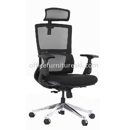 CLEMATIS 2 KERUSI PEJABAT JARING TINGGI DENGAN KAKI ALUMINIUM-kerusi pejabat jaring eksekusif sunway pyramid | kerusi pejabat jaring eksekusif jalan binjai | kerusi pejabat jaring eksekusif  top 10 best recommended office director chair