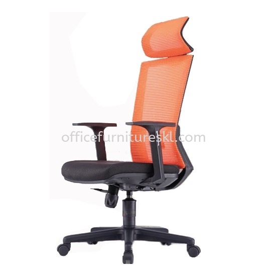 GERANIUM 1 KERUSI PEJABAT JARING TINGGI DENGAN KAKI PLASTIK-kerusi pejabat jaring eksekusif the curve | kerusi pejabat jaring eksekusif cha sow lin | kerusi pejabat jaring eksekusif top 10 best model office chair