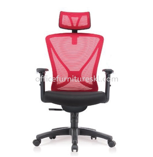 CROCUS 2 KERUSI PEJABAT JARING TINGGI DENGAN KAKI PLASTIK-kerusi pejabat jaring eksekusif subang ss15 | kerusi pejabat jaring eksekusif jalan ipoh | kerusi pejabat jaring eksekusif  top 10 best design office chair