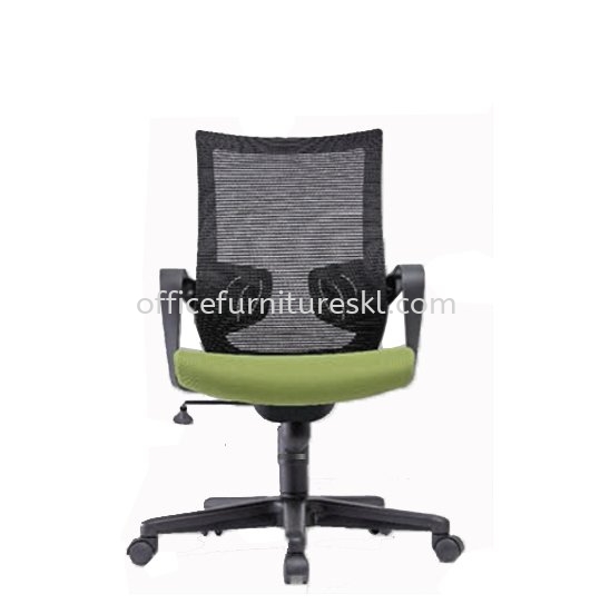 EUSTOMA 1 MEDIUM BACK ERGONOMIC MESH OFFICE CHAIR-ergonomic mesh office chair bandar rimbayu | ergonomic mesh office chair danau kota | ergonomic mesh office chair hot item