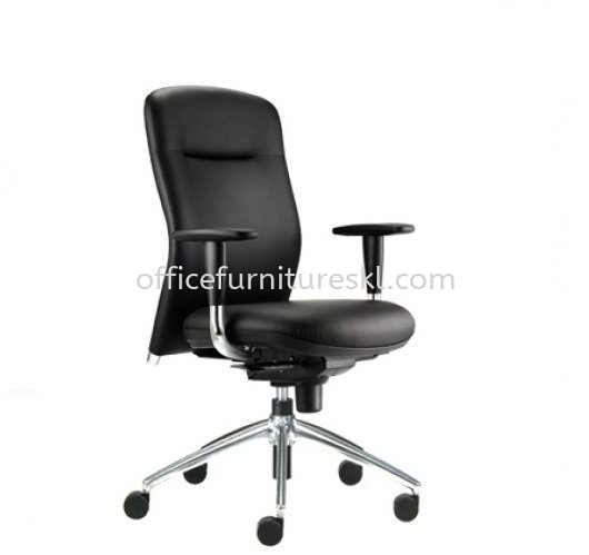 BRYON EXECUTIVE MEDIUM BACK LEATHER OFFICE CHAIR - office chair jalan p. ramlee | office chair pj old town | office chair top 10 best design office chair