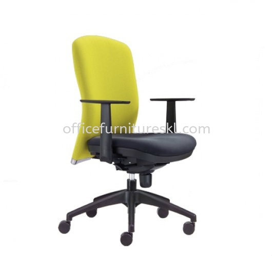 BRYON EXECUTIVE MEDIUM BACK FABRIC OFFICE CHAIR - office chair jalan raja chulen | office chair seksyen 51 a pj | office chair top 10 best budget office chair