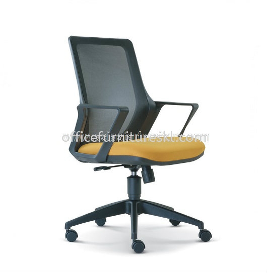 RIA 3 KERUSI PEJABAT RENDAH JARING EKSEKUSIF DENGAN KAKI PLASTIK ( NYLON )-kerusi pejabat jaring eksekusif old klang road | kerusi pejabat jaring eksekusif jalan ceylon | kerusi pejabat jaring eksekusif top 10 best model office chair