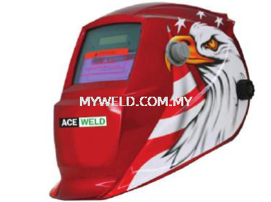 Solar Helmet Red Eagle