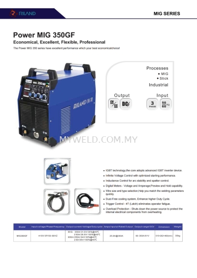 Riland Power MIG 350GF
