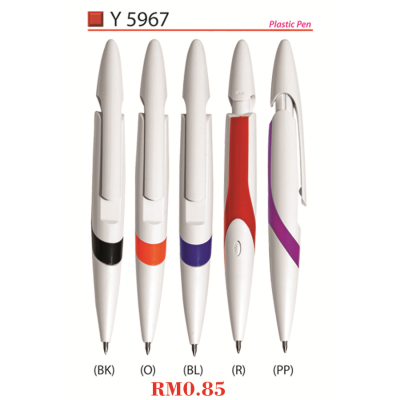 Y 5967 Plastic Pen