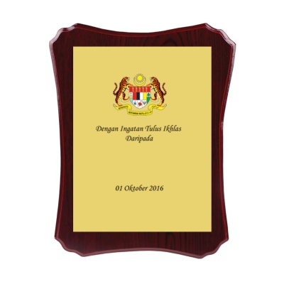 WP 135 Wooden Plaque