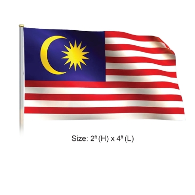 F 834 Malaysia Flag