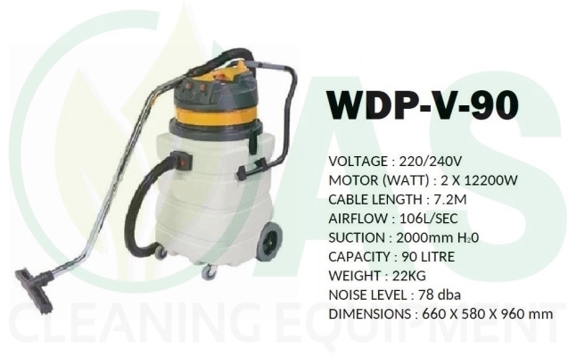 90L Wet and Dry Vacuum Cleaner