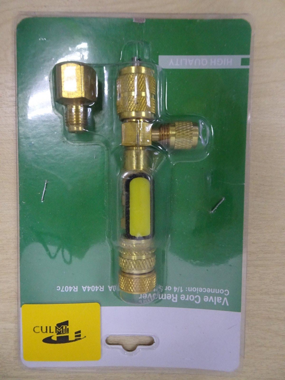 CULMI VALVE CORE INSTALLER / REMOVER KIT (CONNECTION:1/4" & 5/16" FOR R22/R410A/R404A/R407C)