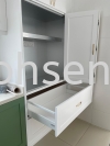 Nyatoh Spray Paint Kitchen Cabinet #LUNARIA  #RESORT HOMES  #BANDAR SRI SENDAYAN  	 	 Kitchen