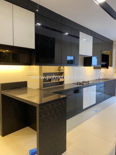 5G Glass Door Kitchen Cabinet #ARA SENDAYAN