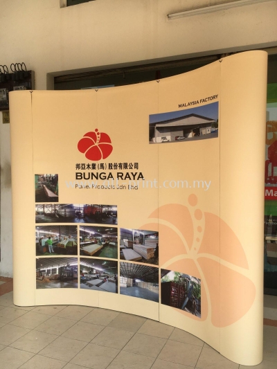 bunga raya - Pop Up display  