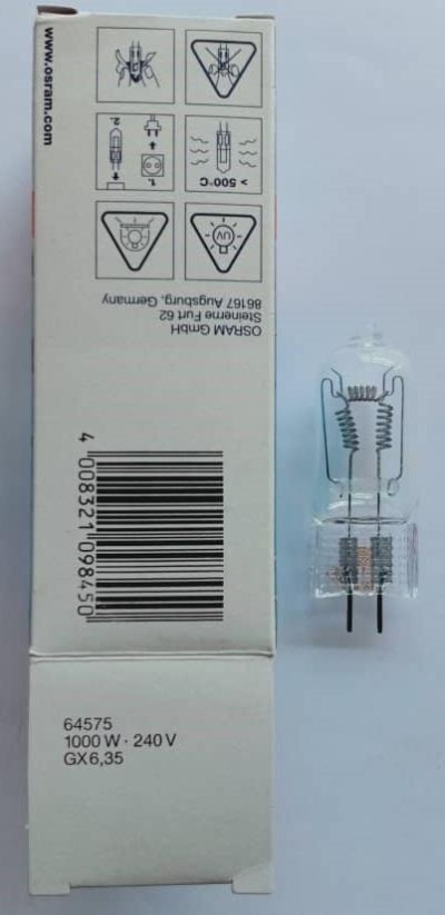 Osram 64575 240V 1000W GX6.35