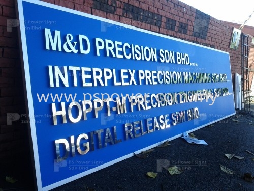 Signboard - M & D Precision Sdn Bhd