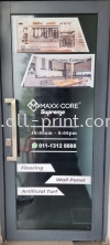 Maxxcore Eco Ardence - Glass Sticker glass sticker Printing