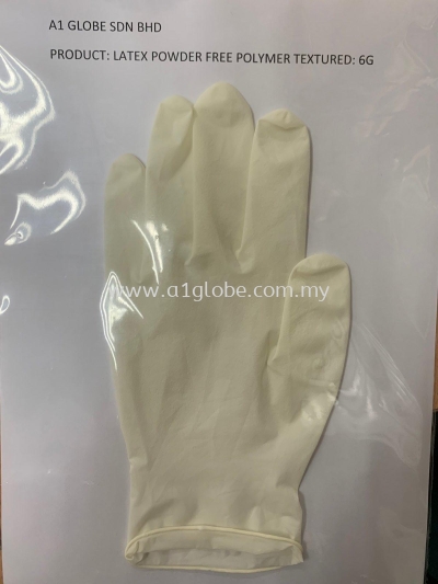 latex powder free polymer glove