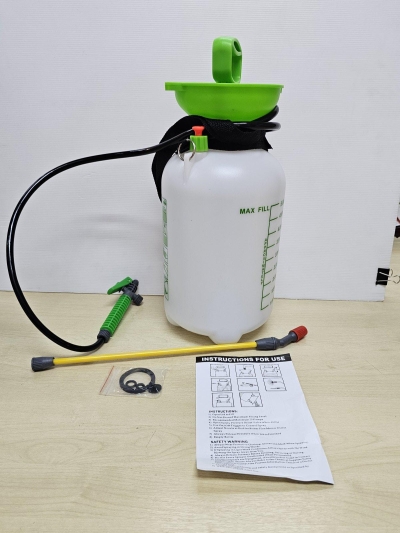 DELUXF 5.0 LITRE PLASTIC PRESSURE SPRAYER