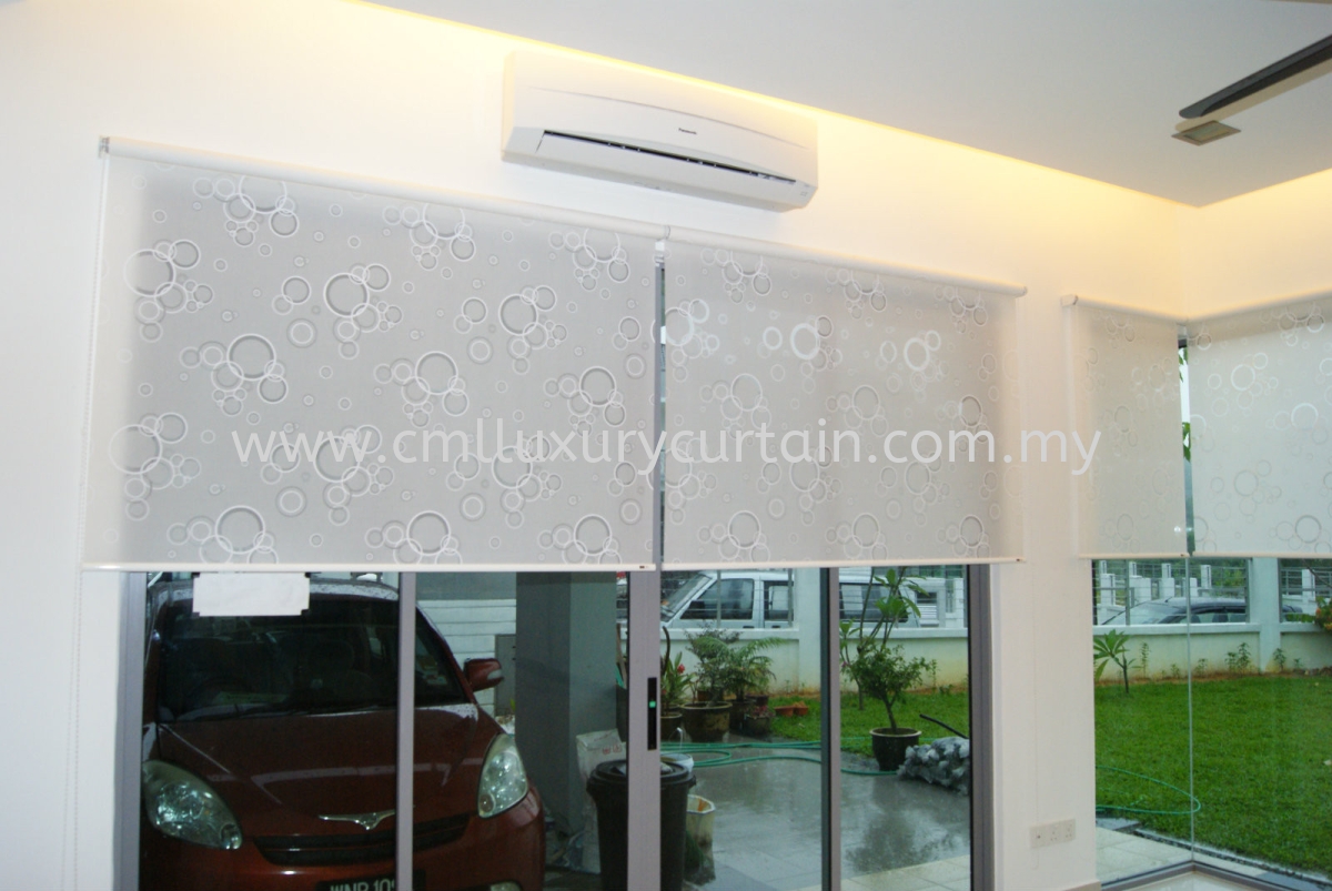 Roller Blinds , Zibra Blinds , Sheer with Curtain