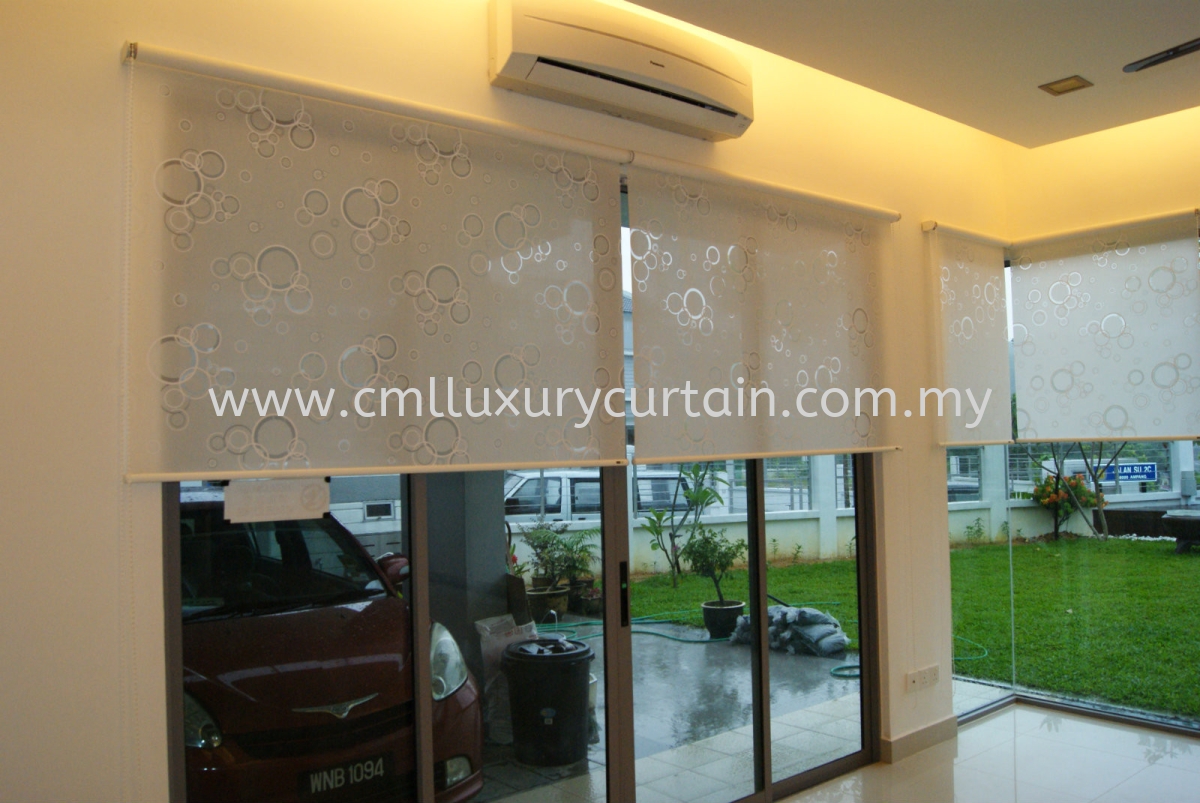 Roller Blinds , Zibra Blinds , Sheer with Curtain