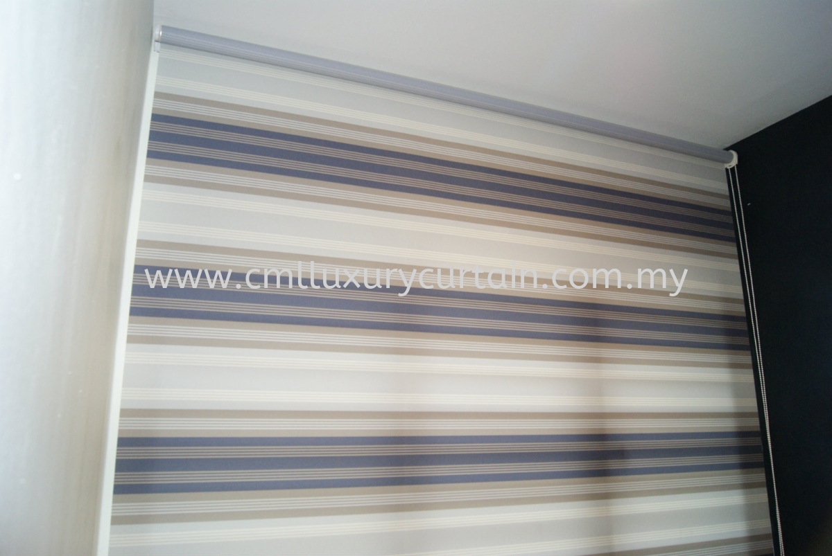 Roller Blinds , Zibra Blinds , Sheer with Curtain