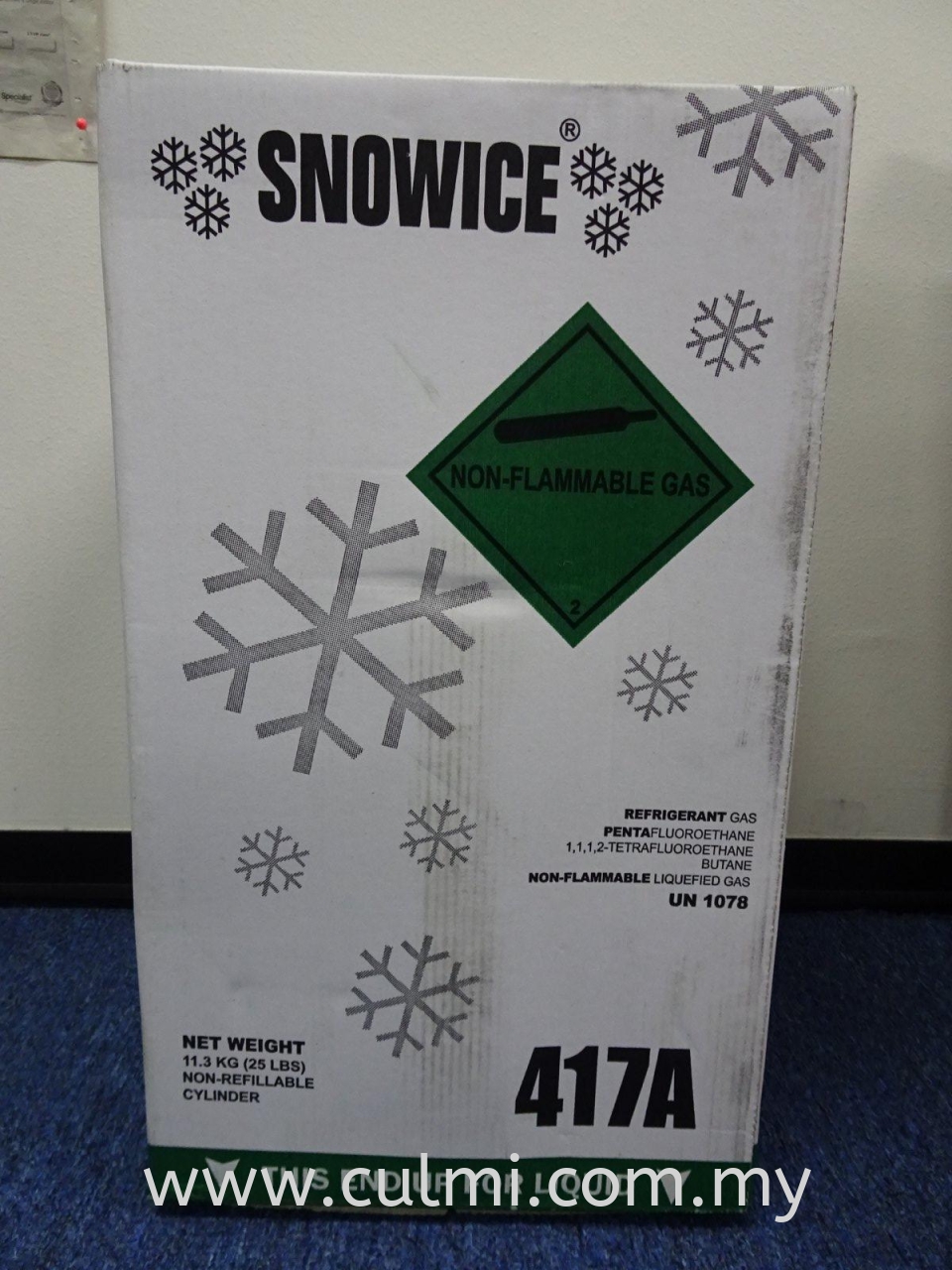 R417A X 25LBS (11.3KGS) SNOWICE HFC REFRIGERANT GAS