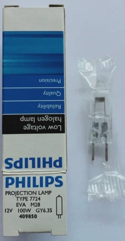 Philips 7724 EVA M28 12V 100W GY6.35