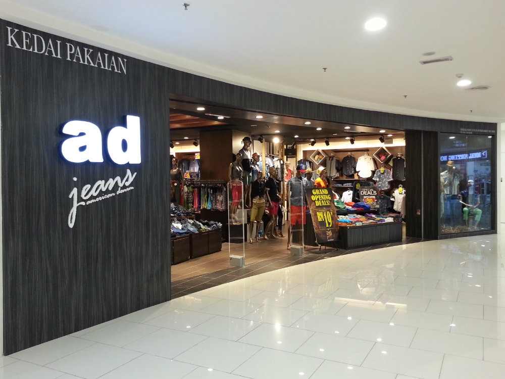 Ad Jeans - Quill City Mall Ulu Tiram, JB, Johor Bahru, Singapore Design,  Supply, Renovation | Ever Choice Renovation & Construction Sdn Bhd