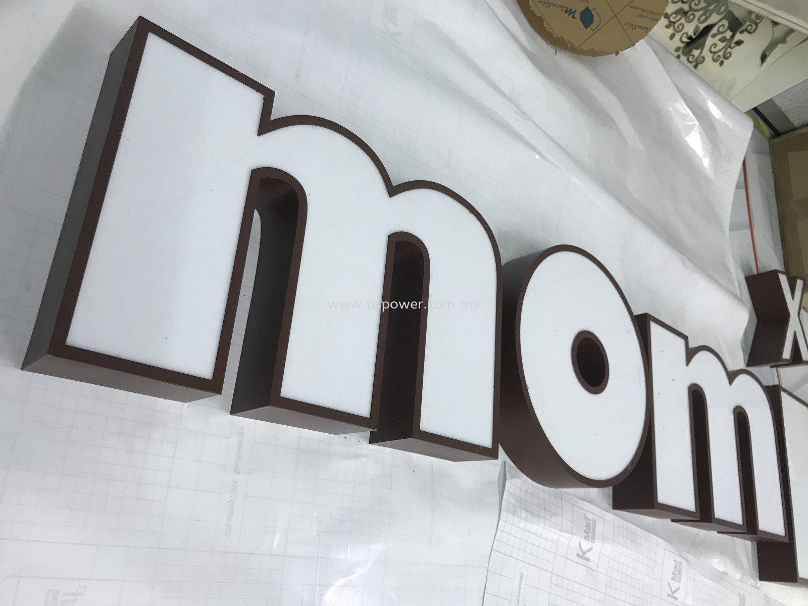 3D Lettering Signage