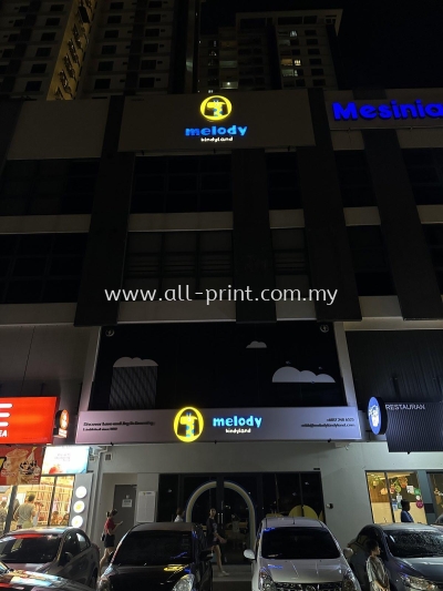 Melody Penang - 3D Box Up Led Conceal Lettering Frontlit