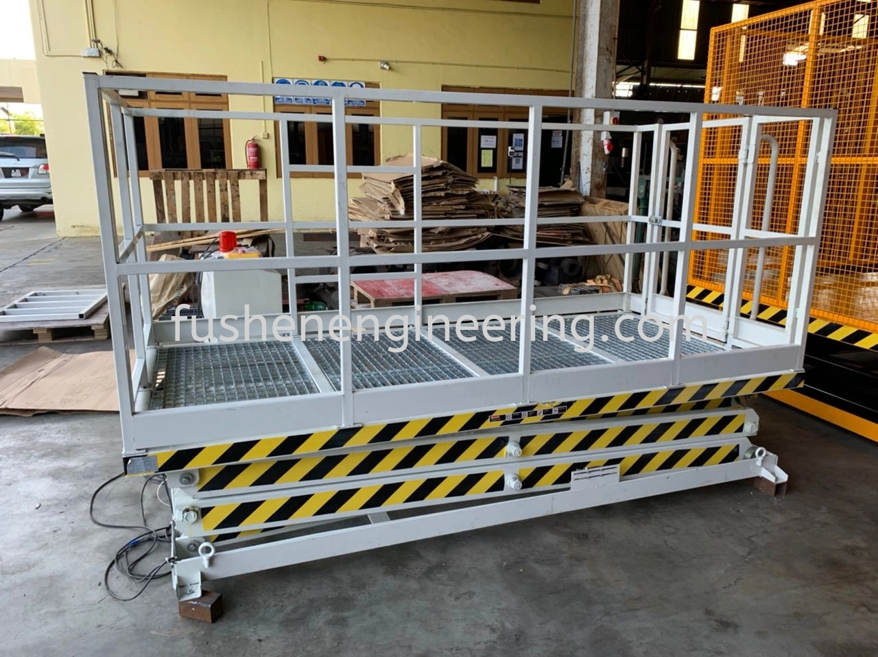 FUSHEN Stationary Hydraulic Scissor Lift 