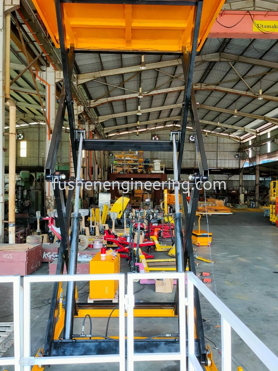 FUSHEN Stationary Hydraulic Scissor Lift