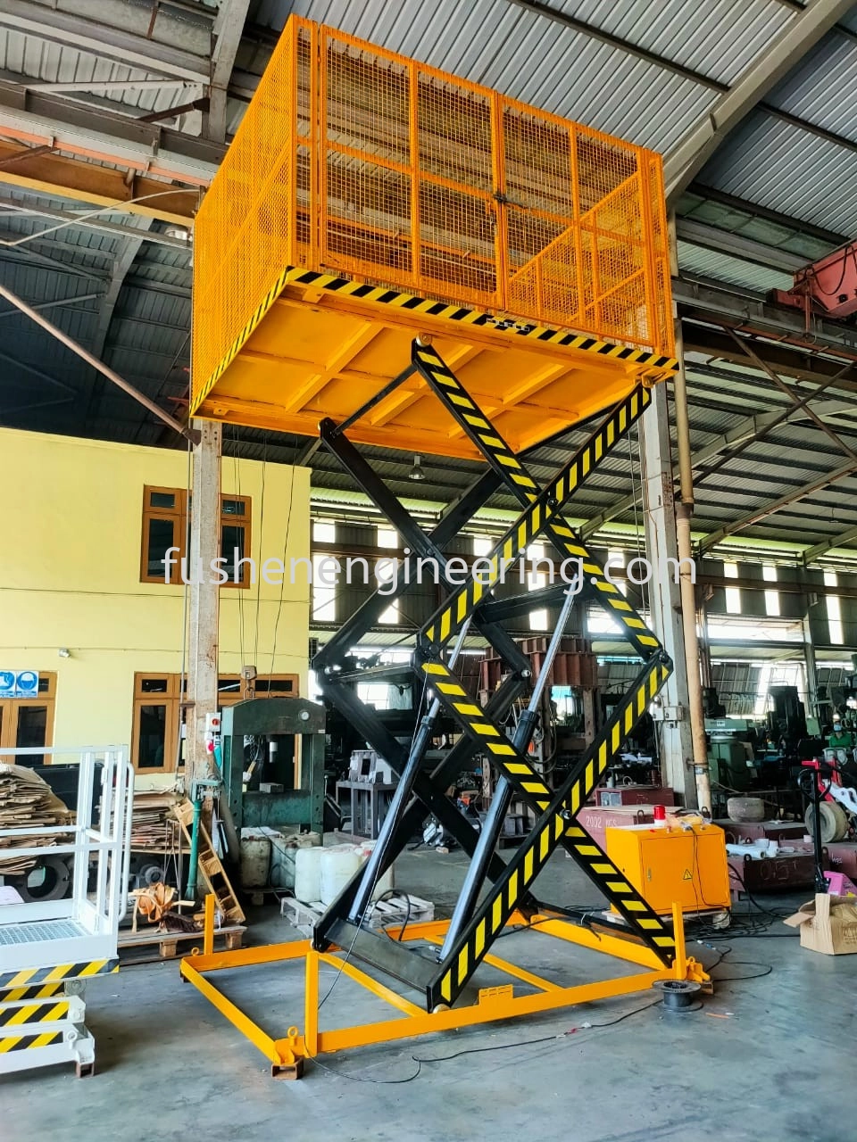 FUSHEN Stationary Hydraulic Scissor Lift