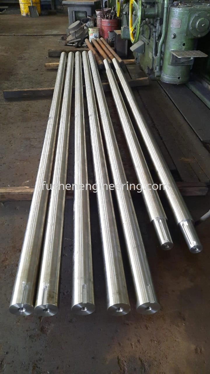 To supply, machining and drilling holes for SUS304 Shaft 3" dia.