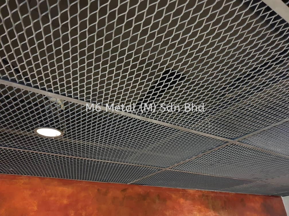 Aluminium Expanded Metal Screen Ceiling