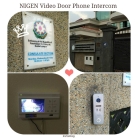 NIGEN VIDEO DOOR PHONE INTERCOM V-18 NEW USER