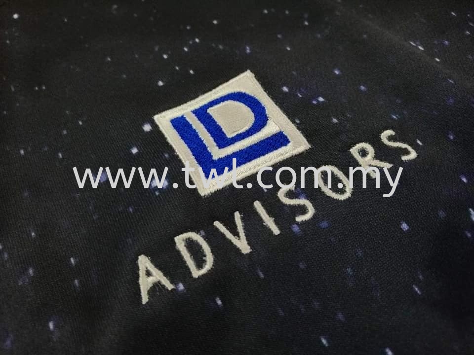 LD ADVISORS Logo Embroidery #Sulam #Embroidery #Sublimation #Heat Press #Heat Transfer