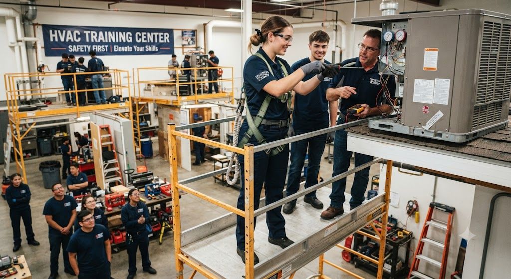 aircond technician elevated platform training