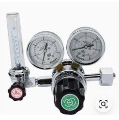 Nitrogen Gas Regulator for Nitrogen (N2) Laboratory Use with 0-25L Flow Meter