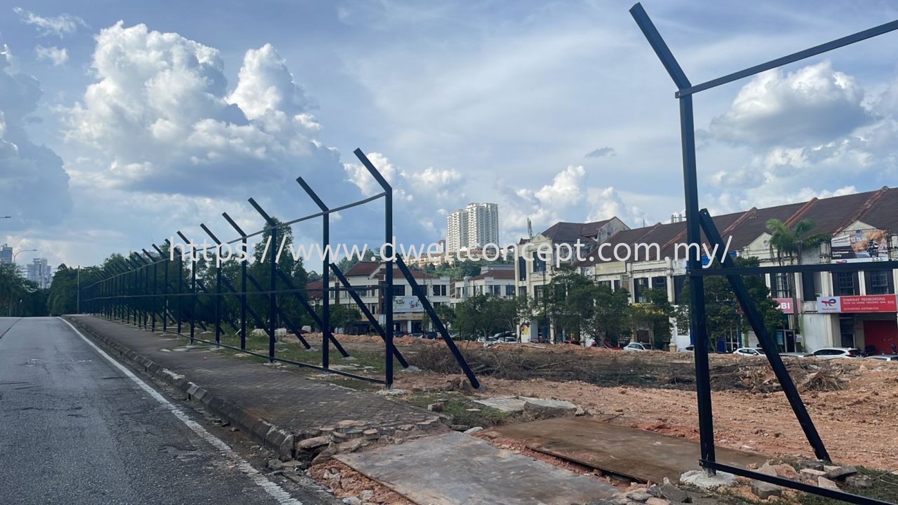 OUTDOOR HOARDING BOARD INSTALLATION SERVICE AT CHERAS
