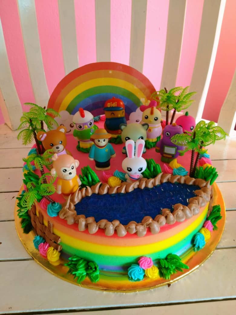 Grasshoppers Birthday Cake for Kids - Bakersfun