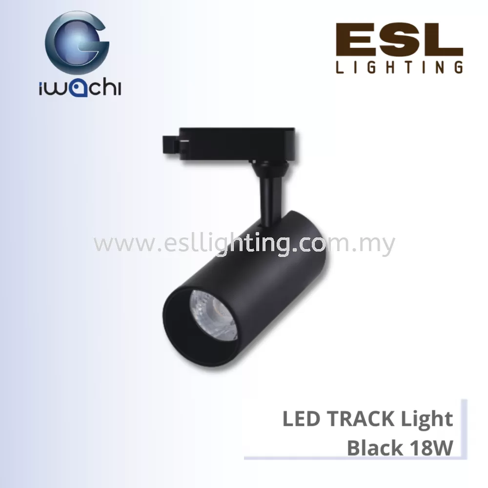 IWACHI LED TRACK LIGHT 18W Black / White [SIRIM] ITB18/ITW18-18W
