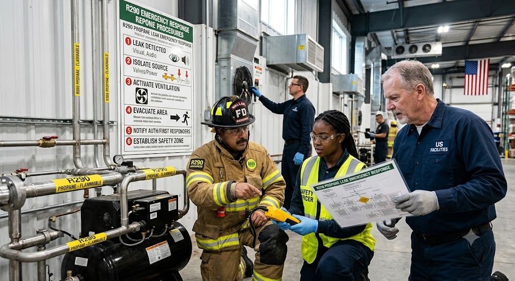 R290 emergency response procedures