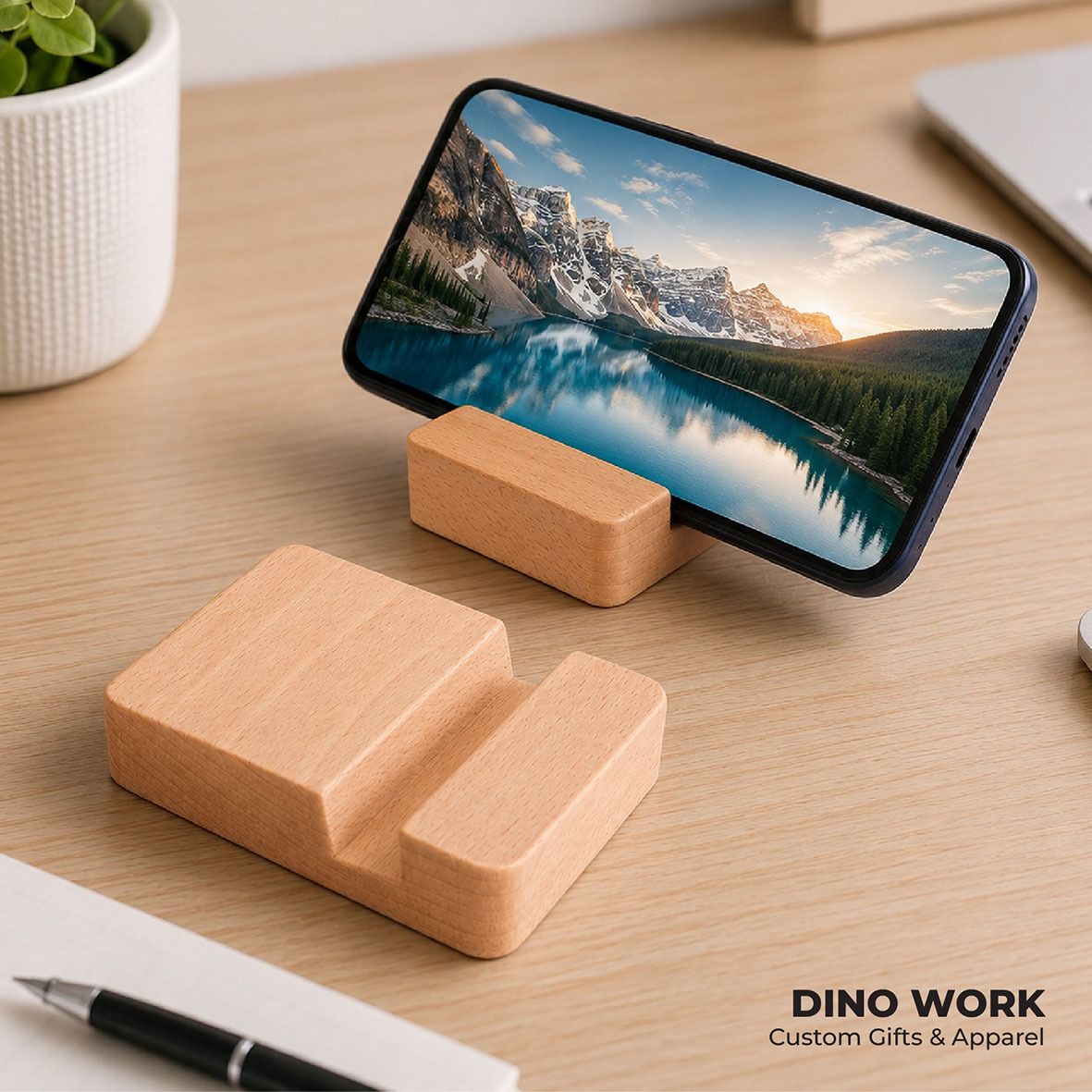 Wooden Mobile Phone Stand