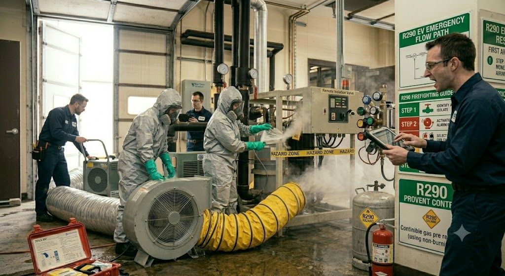 R290 safety training emergency response
