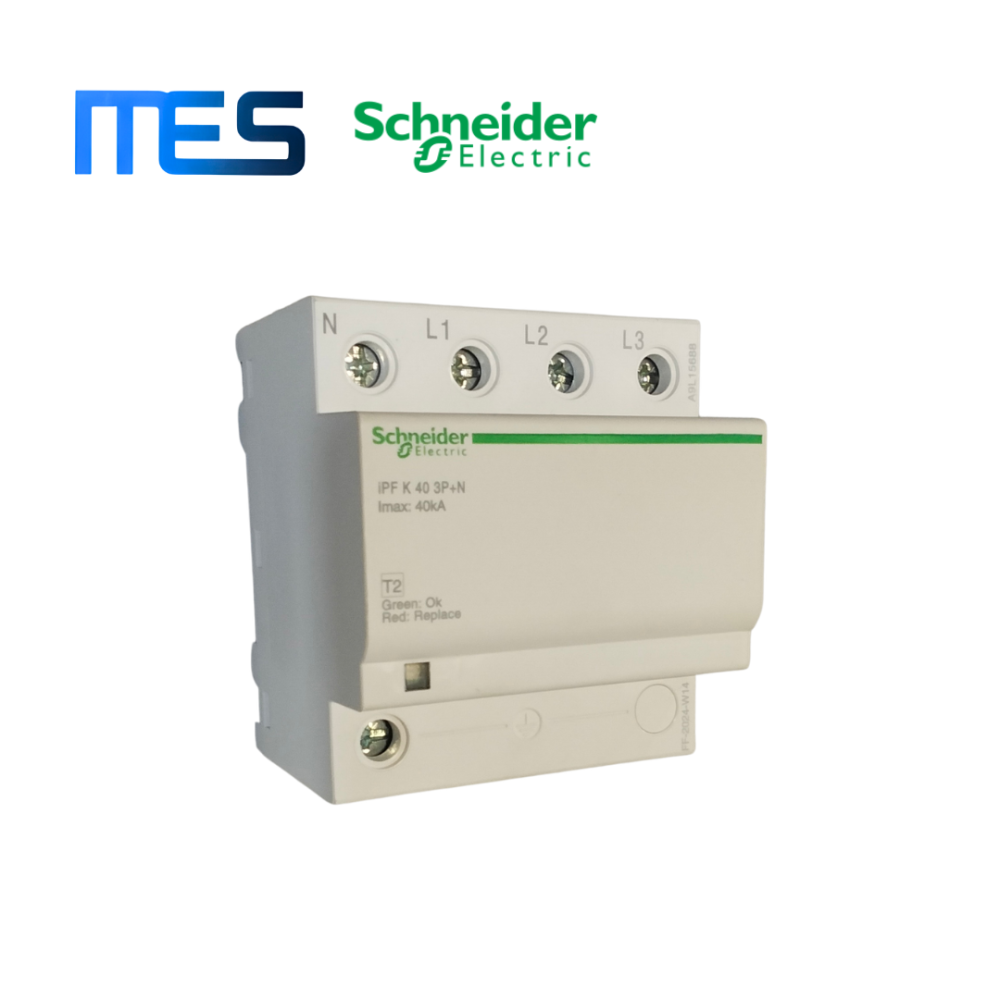 SCHNEIDER ELECTRIC A9L15688 iPF K 40 Modular Surge Arrester - 3 Poles + N - 340V