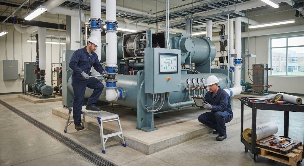Water-cooled centrifugal chiller retrofit contractor